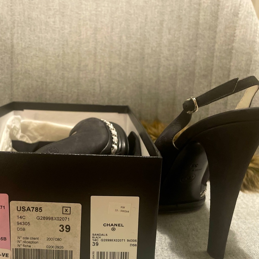 Chanel Sandal Peeptoe Shoes